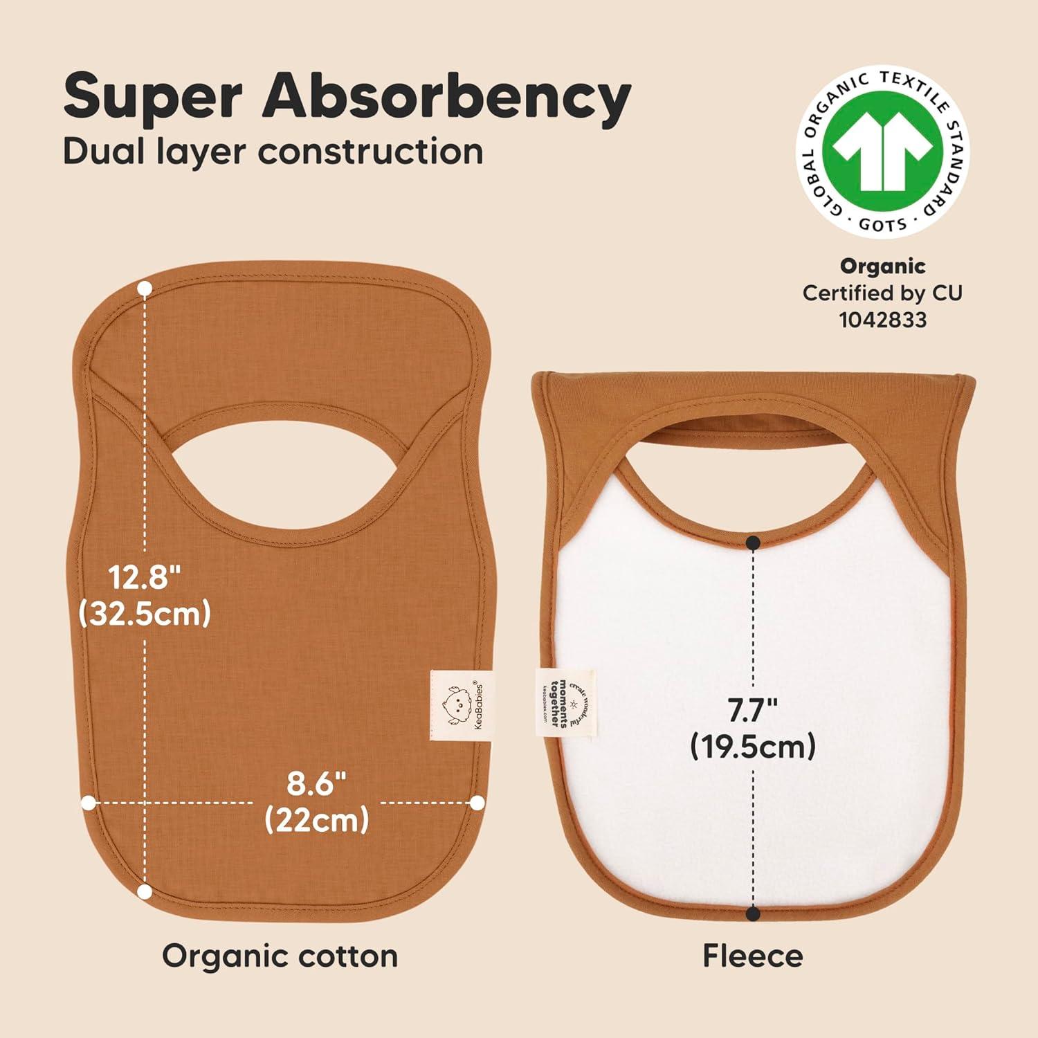 image8Pack Baby Bibs for Boys Girls  Pullover Bibs for Drooling Teething Baby Girl ampamp Boy Toddler Newborn Soft ampamp Absorbent Cute Colors Large Torso Coverage Keep Infant Clean ampamp Dry MauveTerracotta