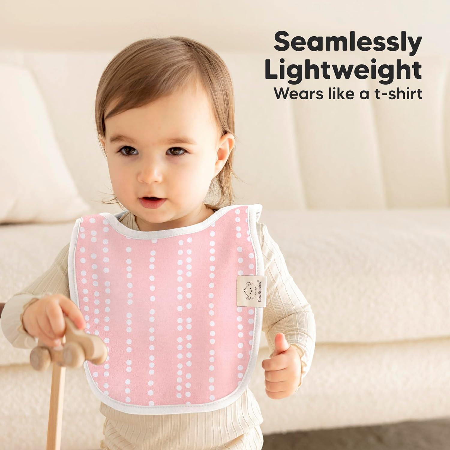 image8Pack Baby Bibs for Boys Girls  Pullover Bibs for Drooling Teething Baby Girl ampamp Boy Toddler Newborn Soft ampamp Absorbent Cute Colors Large Torso Coverage Keep Infant Clean ampamp Dry MauveSweet Charm