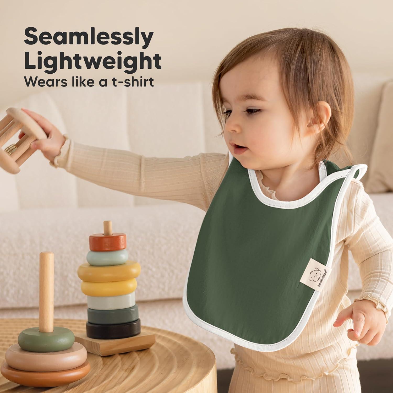 image8Pack Baby Bibs for Boys Girls  Pullover Bibs for Drooling Teething Baby Girl ampamp Boy Toddler Newborn Soft ampamp Absorbent Cute Colors Large Torso Coverage Keep Infant Clean ampamp Dry MauveCrossroads