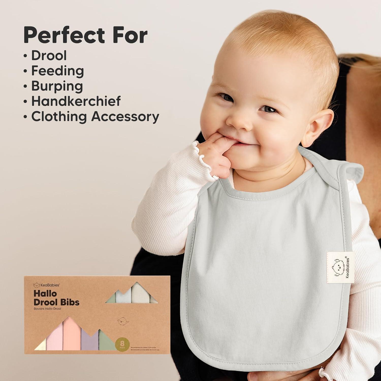 image8Pack Baby Bibs for Boys Girls  Pullover Bibs for Drooling Teething Baby Girl ampamp Boy Toddler Newborn Soft ampamp Absorbent Cute Colors Large Torso Coverage Keep Infant Clean ampamp Dry MauveEmbrace