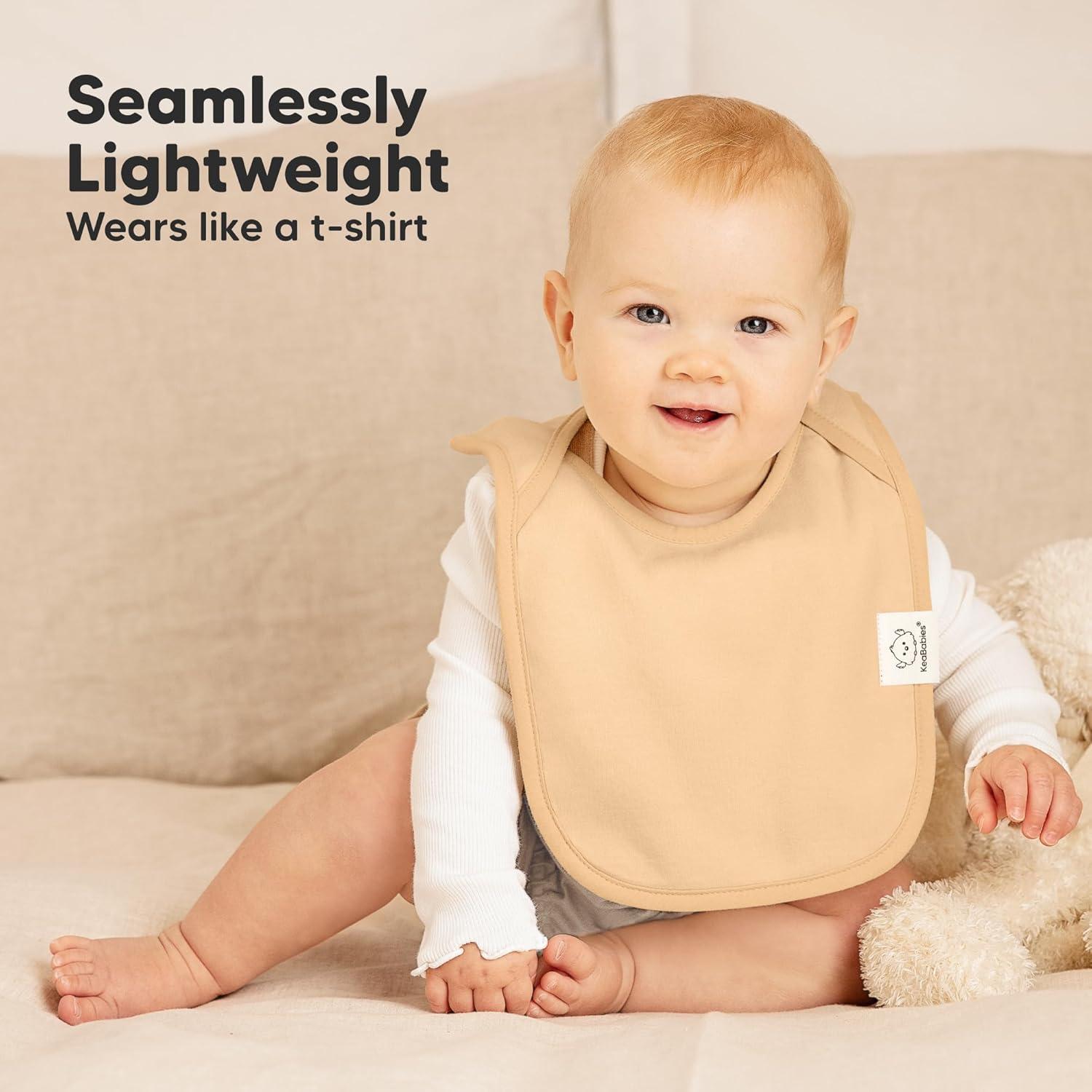 image8Pack Baby Bibs for Boys Girls  Pullover Bibs for Drooling Teething Baby Girl ampamp Boy Toddler Newborn Soft ampamp Absorbent Cute Colors Large Torso Coverage Keep Infant Clean ampamp Dry MauveButterflies