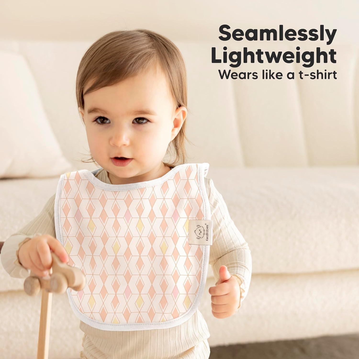 image8Pack Baby Bibs for Boys Girls  Pullover Bibs for Drooling Teething Baby Girl ampamp Boy Toddler Newborn Soft ampamp Absorbent Cute Colors Large Torso Coverage Keep Infant Clean ampamp Dry MauvePrism