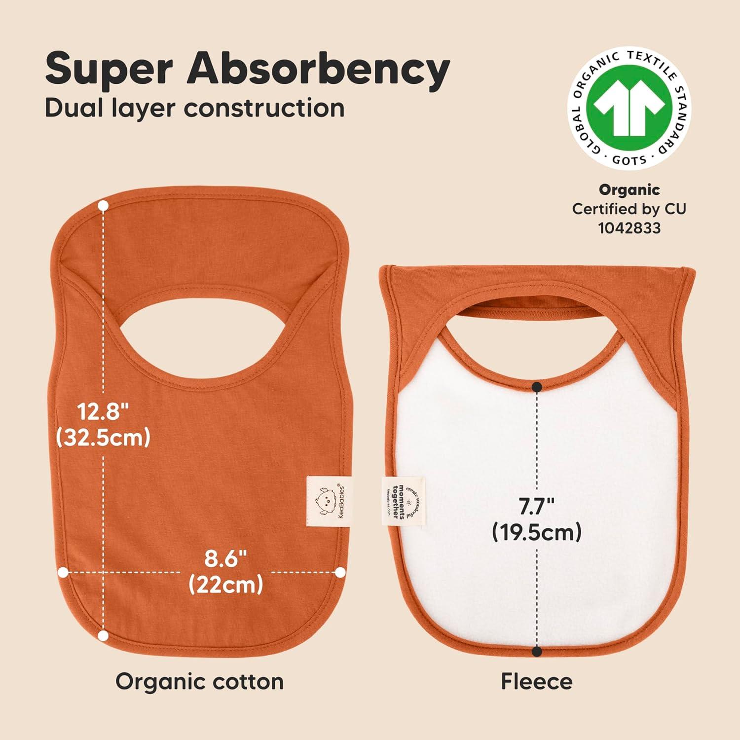 image8Pack Baby Bibs for Boys Girls  Pullover Bibs for Drooling Teething Baby Girl ampamp Boy Toddler Newborn Soft ampamp Absorbent Cute Colors Large Torso Coverage Keep Infant Clean ampamp Dry MauveBrick