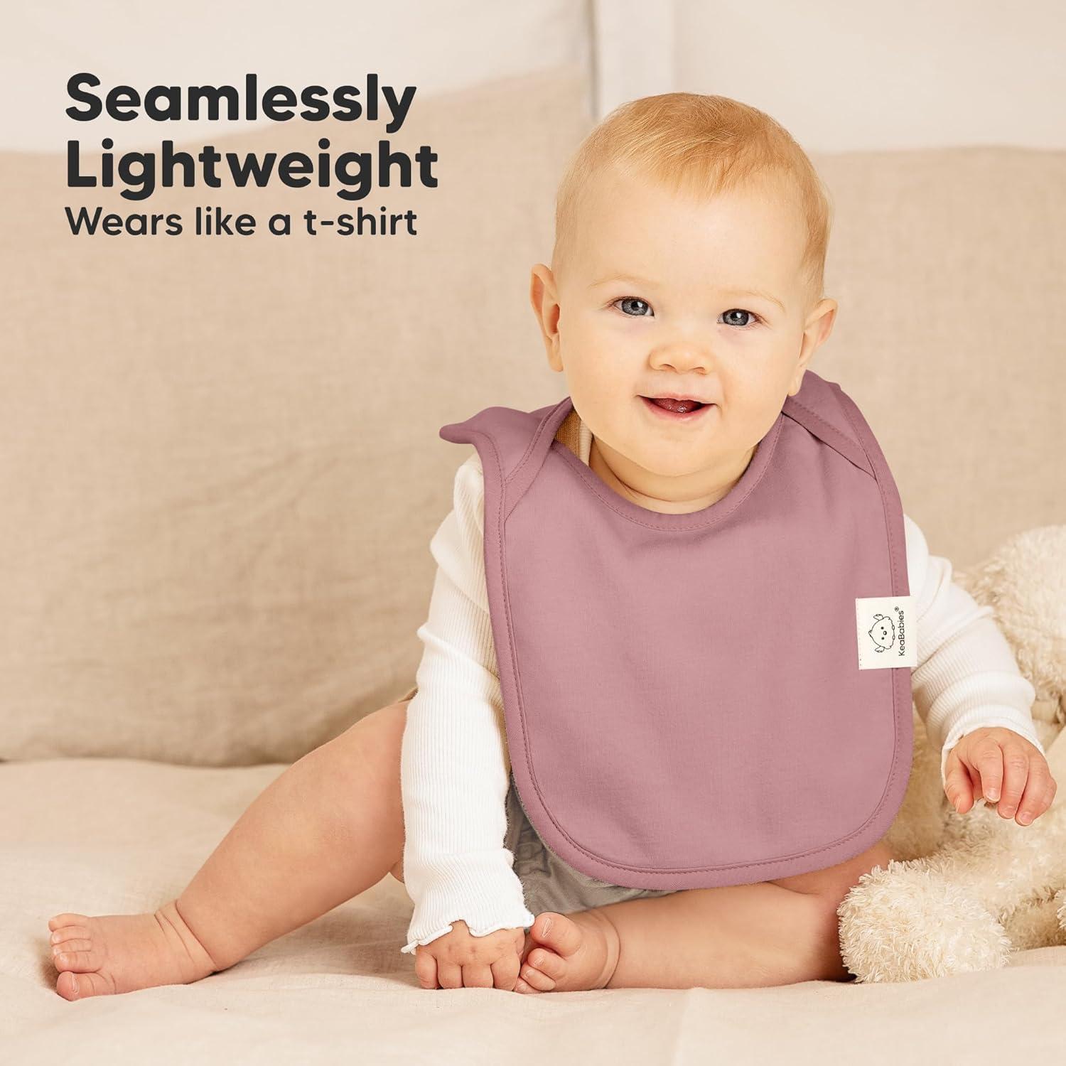 image8Pack Baby Bibs for Boys Girls  Pullover Bibs for Drooling Teething Baby Girl ampamp Boy Toddler Newborn Soft ampamp Absorbent Cute Colors Large Torso Coverage Keep Infant Clean ampamp Dry MauveMauve