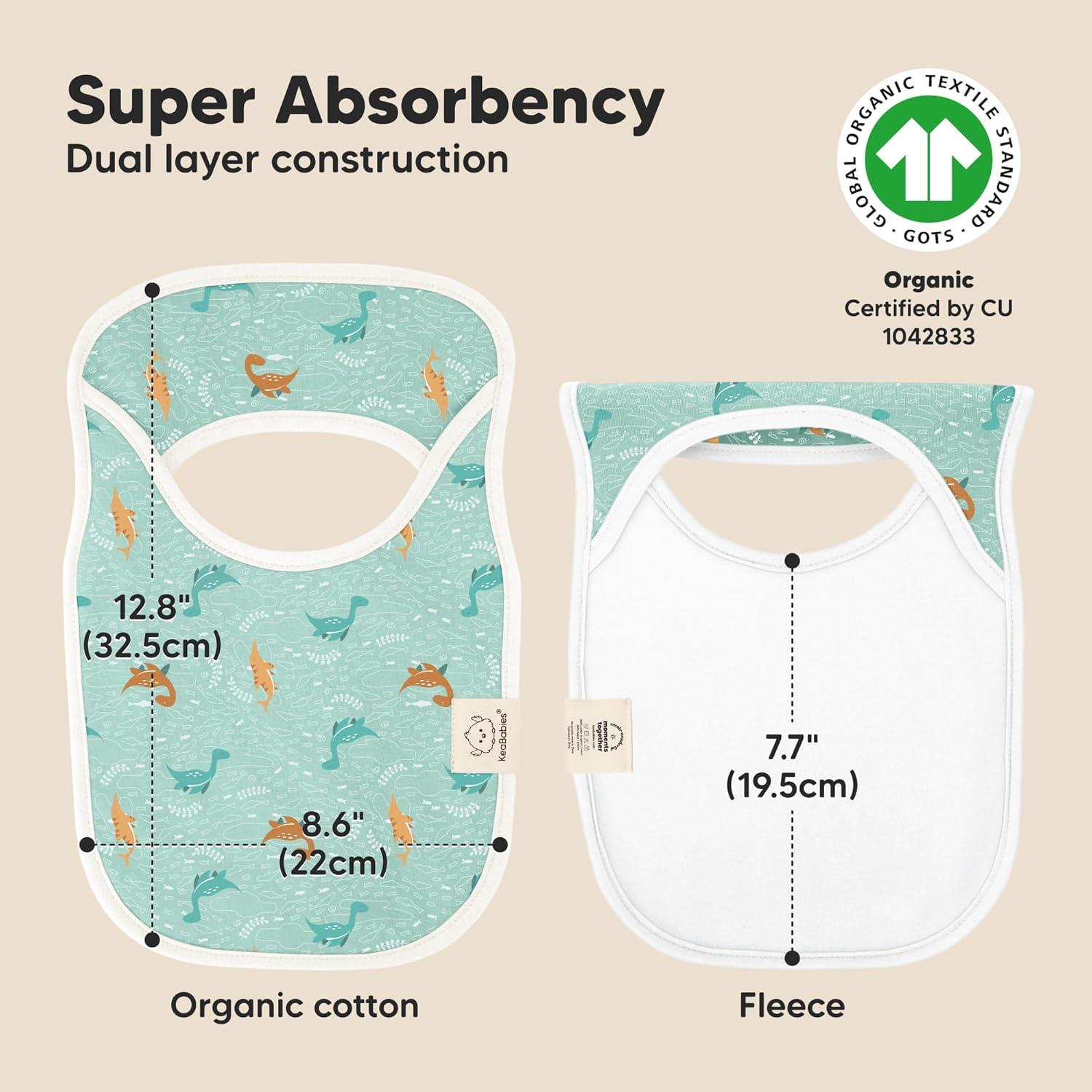 image8Pack Baby Bibs for Boys Girls  Pullover Bibs for Drooling Teething Baby Girl ampamp Boy Toddler Newborn Soft ampamp Absorbent Cute Colors Large Torso Coverage Keep Infant Clean ampamp Dry MauveMesozoic