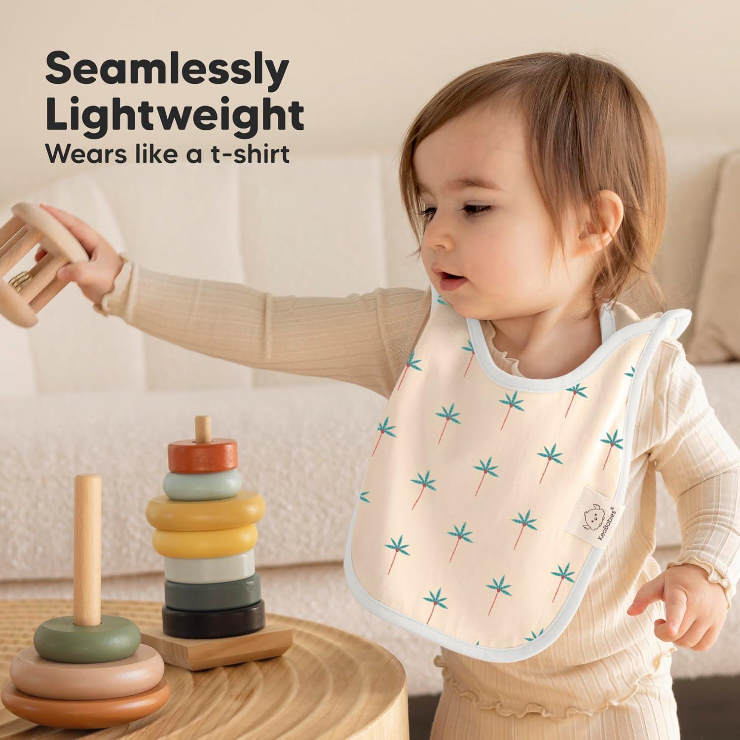 image8Pack Baby Bibs for Boys Girls  Pullover Bibs for Drooling Teething Baby Girl ampamp Boy Toddler Newborn Soft ampamp Absorbent Cute Colors Large Torso Coverage Keep Infant Clean ampamp Dry MauveWildscape