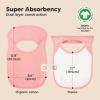 image8Pack Baby Bibs for Boys Girls  Pullover Bibs for Drooling Teething Baby Girl ampamp Boy Toddler Newborn Soft ampamp Absorbent Cute Colors Large Torso Coverage Keep Infant Clean ampamp Dry MauveDahlia