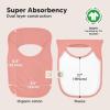 image8Pack Baby Bibs for Boys Girls  Pullover Bibs for Drooling Teething Baby Girl ampamp Boy Toddler Newborn Soft ampamp Absorbent Cute Colors Large Torso Coverage Keep Infant Clean ampamp Dry MauveButterflies
