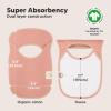image8Pack Baby Bibs for Boys Girls  Pullover Bibs for Drooling Teething Baby Girl ampamp Boy Toddler Newborn Soft ampamp Absorbent Cute Colors Large Torso Coverage Keep Infant Clean ampamp Dry MauveMauve