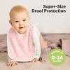 image8Pack Baby Bibs for Boys Girls  Pullover Bibs for Drooling Teething Baby Girl ampamp Boy Toddler Newborn Soft ampamp Absorbent Cute Colors Large Torso Coverage Keep Infant Clean ampamp Dry MauveButterflies