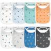 image8Pack Baby Bibs for Boys Girls  Pullover Bibs for Drooling Teething Baby Girl ampamp Boy Toddler Newborn Soft ampamp Absorbent Cute Colors Large Torso Coverage Keep Infant Clean ampamp Dry MauveCosmo