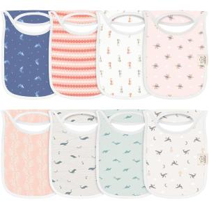 image8Pack Baby Bibs for Boys Girls  Pullover Bibs for Drooling Teething Baby Girl ampamp Boy Toddler Newborn Soft ampamp Absorbent Cute Colors Large Torso Coverage Keep Infant Clean ampamp Dry MauveMarine Muse