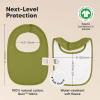 image8Pack Organic Baby Bibs for Girls Boys  Quilted Cotton Cloth Baby Drool Bibs for Drooling and Teething Toddler Newborn Infant Soft ampamp Super Absorbent DriftwoodSahara