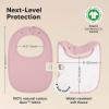 image8Pack Organic Baby Bibs for Girls Boys  Quilted Cotton Cloth Baby Drool Bibs for Drooling and Teething Toddler Newborn Infant Soft ampamp Super Absorbent DriftwoodMuted Pastel