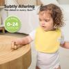 image8Pack Organic Baby Bibs for Girls Boys  Quilted Cotton Cloth Baby Drool Bibs for Drooling and Teething Toddler Newborn Infant Soft ampamp Super Absorbent DriftwoodDawn