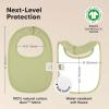 image8Pack Organic Baby Bibs for Girls Boys  Quilted Cotton Cloth Baby Drool Bibs for Drooling and Teething Toddler Newborn Infant Soft ampamp Super Absorbent DriftwoodDriftwood
