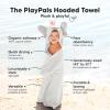 imageKeaBabies Organic Baby Towel with Hood for Girls Boys  Soft Absorbent 100 Cotton Hooded Baby Towels for Newborns Infants Large Hooded Bath Towels for Babies Kids Toddler 13 SkipperElla