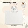imageKeaBabies Organic Baby Towel with Hood for Girls Boys  Soft Absorbent 100 Cotton Hooded Baby Towels for Newborns Infants Large Hooded Bath Towels for Babies Kids Toddler 13 SkipperEthan