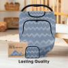 imageBaby Car Seat Cover for Boys Girls  Breathable Infant Carseat Canopy for Winter Rain Universal Stretchy Fit Nursing Cover for Breastfeeding Newborns Super Soft Easy Access Zip Window IndigoIndigo