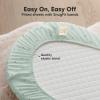 image2Pack Organic Bassinet Sheets for Girls Boys  100 Cotton Bassinet Mattress Sheets Compatible with Halo Bassinest Swivel Sleeper GracoBaby DelightChiccoUnisex Fitted Bassinet Sheets SavannahBunnies
