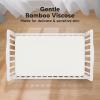 imageKeaBabies 2Pack Baby Crib Sheets for Boys Girls  52x28 Viscose Derived from Bamboo Toddler Bed Sheets Neutral Fitted Crib Mattress Cover for Standard Baby Bedding Soft ampamp Cozy Beach DaySoft White