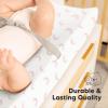 image2Pack Organic Changing Pad Covers for Girl Boy Neutral  100 Cotton Changing Table Pad Cover Soft Baby Nursery Diaper Changing Pad Sheets Contour Changing Pads Liners Change Pad Cover FoxtrotDreamland
