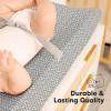 image2Pack Organic Changing Pad Covers for Girl Boy Neutral  100 Cotton Changing Table Pad Cover Soft Baby Nursery Diaper Changing Pad Sheets Contour Changing Pads Liners Change Pad Cover FoxtrotNordic