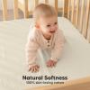 imageKeaBabies 2Pack Muslin Crib Sheets for Boys Girls  100 Organic Cotton Fitted Baby Crib Mattress Sheet Soft Breathable Standard Toddler Bed Cover Bedding Set Neutral Durable 52x28 Soft WhiteGreige