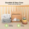 imageKeaBabies 2Pack Muslin Crib Sheets for Boys Girls  100 Organic Cotton Fitted Baby Crib Mattress Sheet Soft Breathable Standard Toddler Bed Cover Bedding Set Neutral Durable 52x28 Soft WhiteNordic