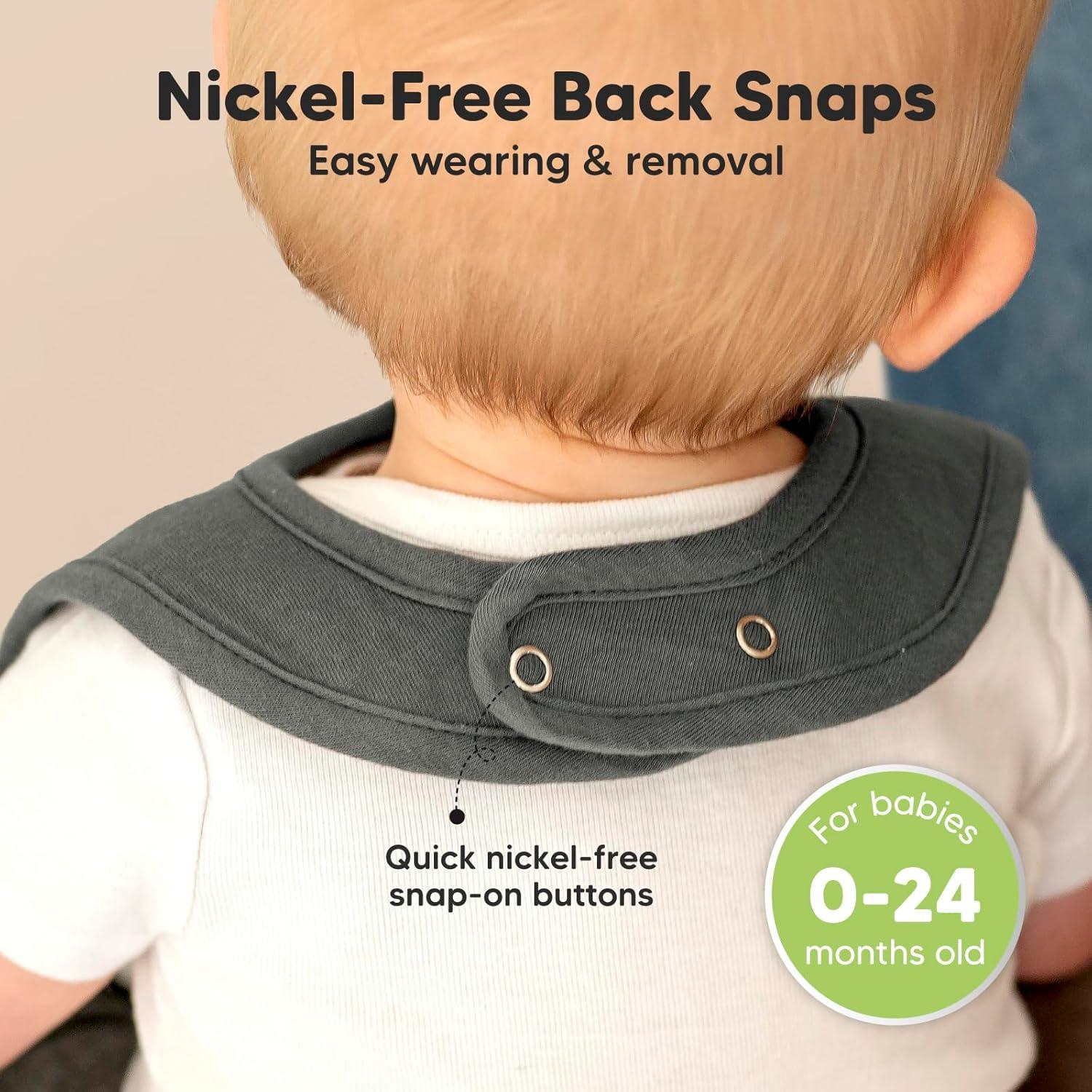 imageKeaBabies 8Pack Organic Baby Bibs for Boys Girls  Super Absorbent Cotton Drool Bibs for Baby Girl ampamp Boy Teething Toddler Drooling Newborn Ultra Soft ampamp Machine Washable BlushCruise