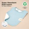 imageKeaBabies 8Pack Organic Baby Bibs for Boys Girls  Super Absorbent Cotton Drool Bibs for Baby Girl ampamp Boy Teething Toddler Drooling Newborn Ultra Soft ampamp Machine Washable BlushDawn