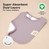 imageKeaBabies 8Pack Organic Baby Bibs for Boys Girls  Super Absorbent Cotton Drool Bibs for Baby Girl ampamp Boy Teething Toddler Drooling Newborn Ultra Soft ampamp Machine Washable BlushEmbrace