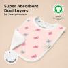 imageKeaBabies 8Pack Organic Baby Bibs for Boys Girls  Super Absorbent Cotton Drool Bibs for Baby Girl ampamp Boy Teething Toddler Drooling Newborn Ultra Soft ampamp Machine Washable BlushLunaris
