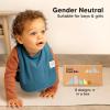 imageKeaBabies 8Pack Organic Baby Bibs for Boys Girls  Super Absorbent Cotton Drool Bibs for Baby Girl ampamp Boy Teething Toddler Drooling Newborn Ultra Soft ampamp Machine Washable BlushDawn