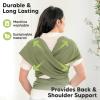 imageKeaBabies Baby Wrap Carrier  All in 1 Original Baby Carrier Newborn to Toddler Sling Easy to Wear Hands Free Bonding Lightweight Breathable Infant Wraps LeafyDusty Olive