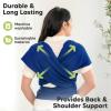 imageKeaBabies Baby Wrap Carrier  All in 1 Original Baby Carrier Newborn to Toddler Sling Easy to Wear Hands Free Bonding Lightweight Breathable Infant Wraps LeafyCobalt Blue