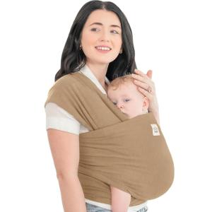 imageKeaBabies Baby Wrap Carrier  All in 1 Original Baby Carrier Newborn to Toddler Sling Easy to Wear Hands Free Bonding Lightweight Breathable Infant Wraps LeafyWarm Hearth