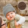 imageKeaBabies 3Pack Baby Beanies for Boys Girls  Stretchy Knit Baby Hats Cute NewbornLatte