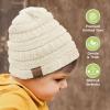 imageKeaBabies 3Pack Baby Beanies for Boys Girls  Stretchy Knit Baby Hats Cute NewbornPale