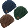 imageKeaBabies 3Pack Baby Beanies for Boys Girls  Stretchy Knit Baby Hats Cute NewbornIcelandic