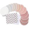 imageReusable Nursing Pads for Breastfeeding 14Pack  4Layers Viscose Derived from Bamboo Nursing Pads Breastfeeding Pads Washable Breast Pads Organic Maternity PadsNipple Pads Soft White L 48quotLovelle